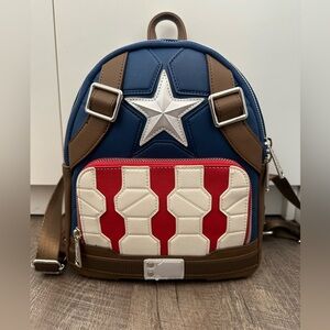 Loungefly Marvel Captain America Backpack